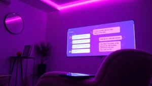 Engaging interface of a sexy ai chat application, highlighting playful interactions.