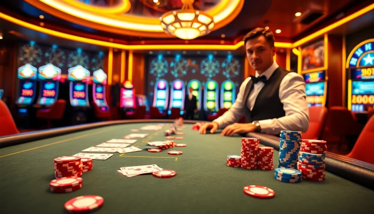 Découvrez une expérience captivante de casino en ligne avec des jeux éclatants et des croupiers professionnels.