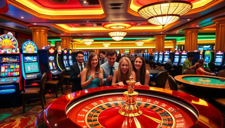 Experience the thrill at the meilleur casino en ligne de france with vibrant gaming and happy players.