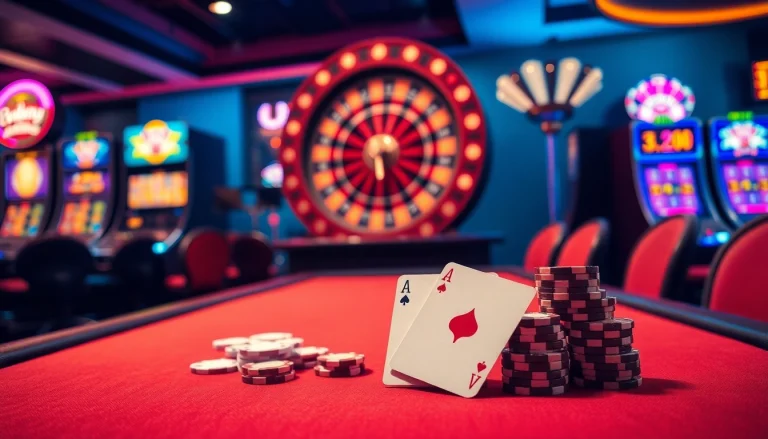 Witness a thrilling showcase of the ku win atmosphere at a glamorous poker table with winning cards.