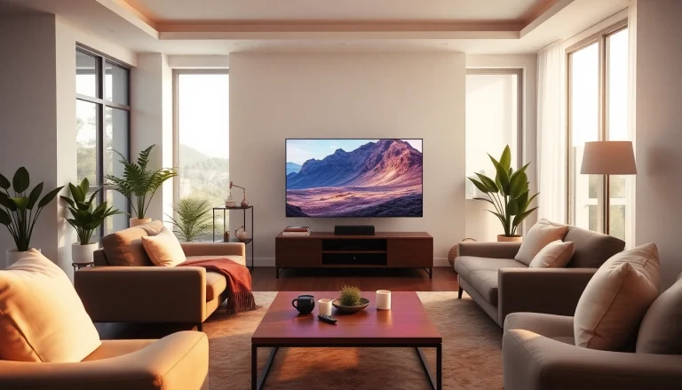 Découvrez le meilleur abonnement IPTV en France grâce à nos services de streaming 4K premium dans un salon élégant.