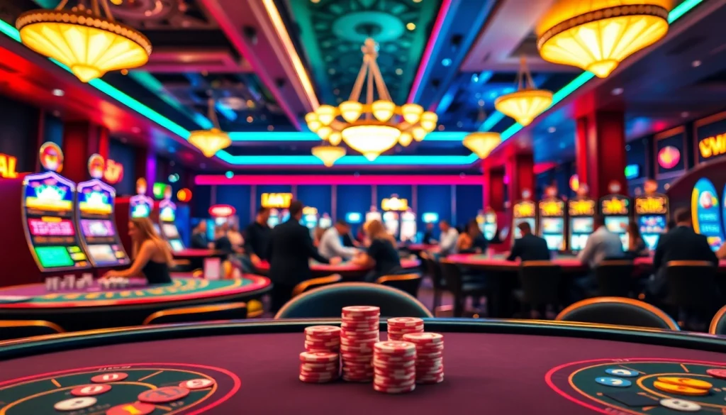 Profitez d'une expérience captivante de casino en ligne avec des jeux modernes et des joueurs engagés.