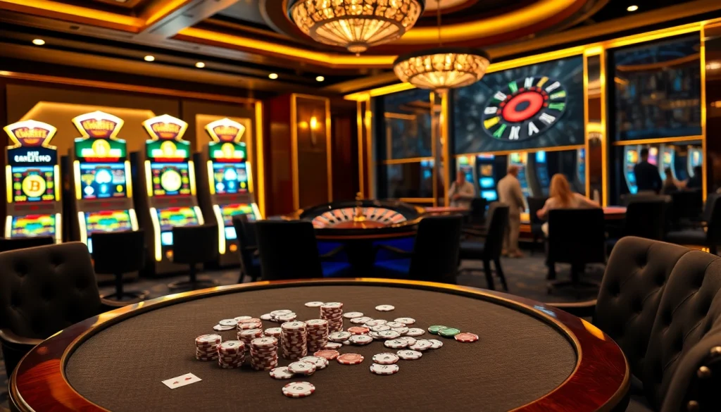 Experience the excitement of casino crypto liste with players at a luxurious poker table.