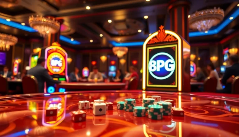Experimenta la emoción del casino 8PG con tragamonedas vibrantes y mesas de juego atractivas.