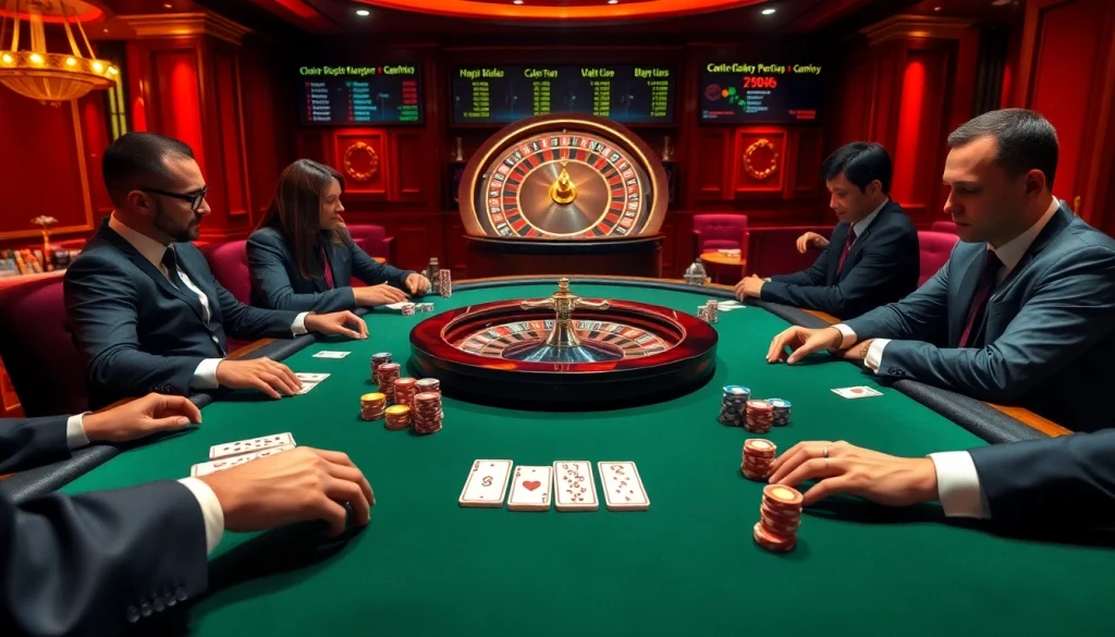 Experience the thrill of winning at 789f with a luxurious poker game and vibrant casino ambiance.