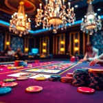 Jouez à des jeux de casino en ligne fiable avec des tables colorées et une ambiance élégante.